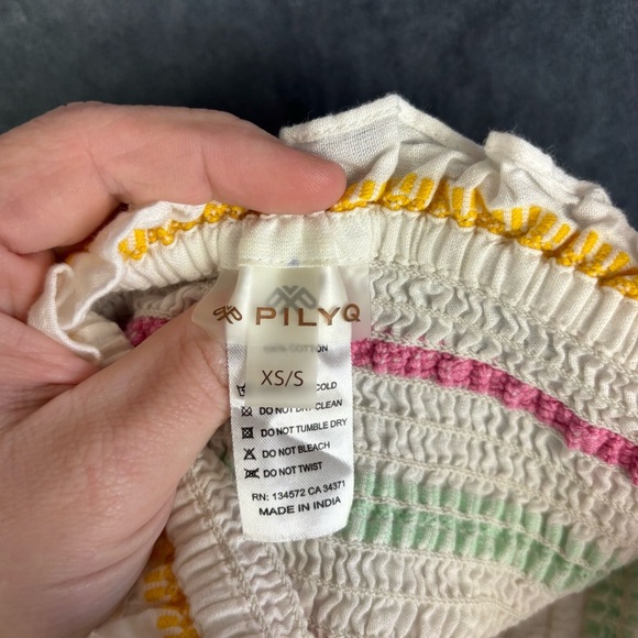 Pilyq Stephanie dress sold at REVOLVE Multicolor Striped Maxi Dress Sz XS/S - Picture 9 of 11